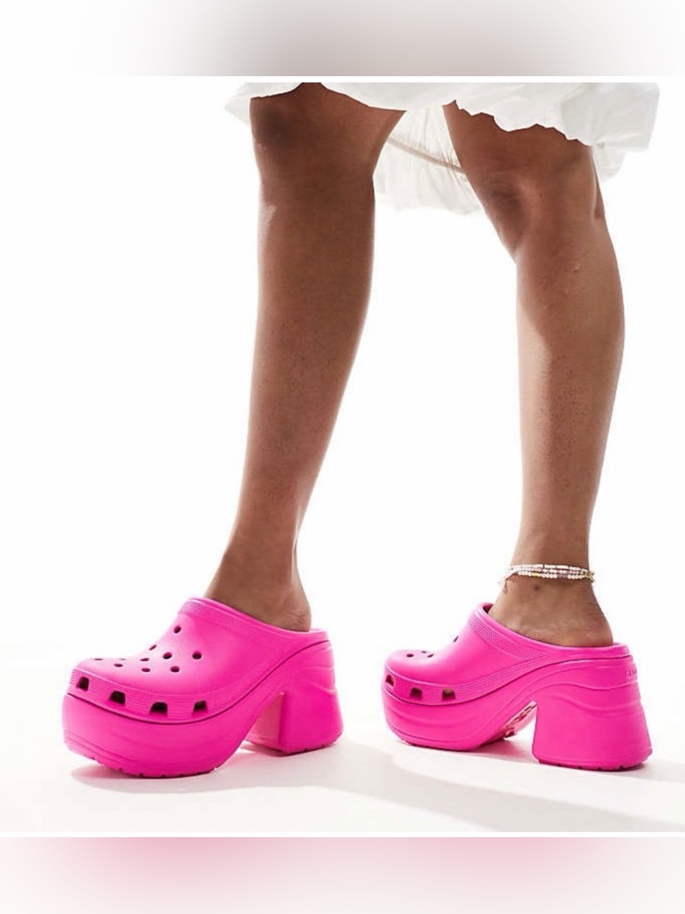 NWT AWESOME Crocs Siren High-Heeled Clogs!